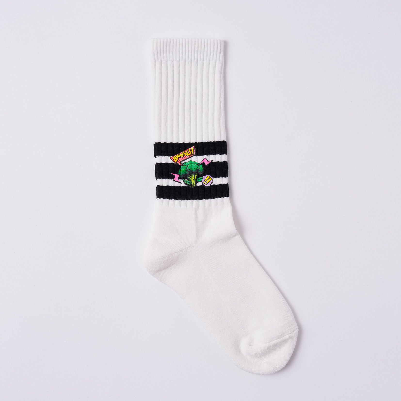 Broccoli Logo Line Up Socks